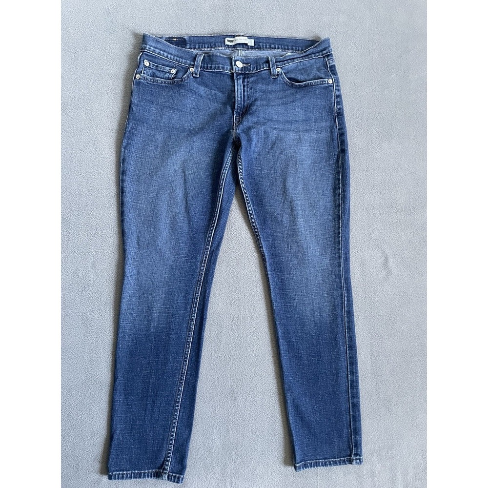 Levis 524 Jeans Womens Too Super Low Stretch Denim 31x30 Low Rise